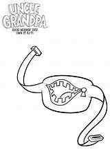 Uncle Grandpa Coloring Pages Print sketch template