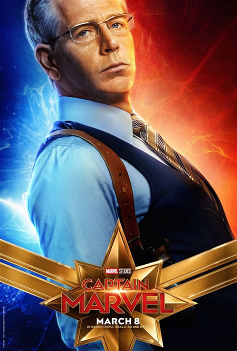 captain marvel character posters reveal brie larson goose   collider