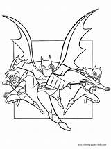 Batman Coloring Pages Robin Batgirl Book Back Cartoon sketch template