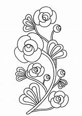 Flores Justcolor Drawing Colouring Colorare Fleurs sketch template