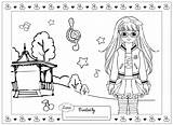 Lottie Colouring Coloring Rockabilly Pages Doll Now Kids sketch template