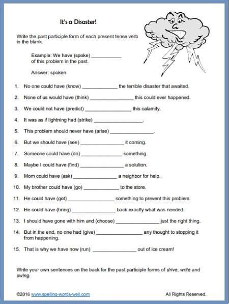 Grade 6 English File Grammar Test Worksheet 6th Grade Grade 6 English