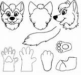 Fursuit Base Drawing Wolf Furry Sheet Reference Head Partial Suit Fursuits Paws Character Drawings Girl Furries Paintingvalley Choose Board sketch template