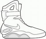 Jordan Drawing Shoe Shoes Coloring Pages Air Paintingvalley Drawings sketch template