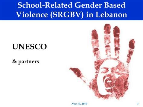 Ppt School Related Gender Based Violence Srgbv In