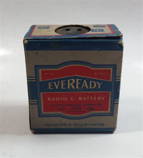 antique  eveready radio battery  battery    opened treasure valley