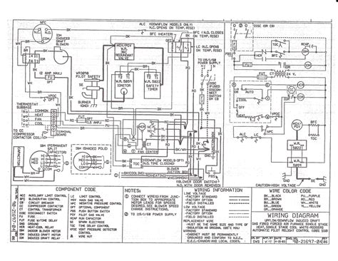 wall furnace wiring diagram