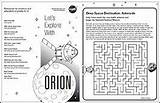 Orion Spacecraft sketch template