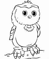Owl Coloring Pages Snowy Owls Printable Baby Color Cartoon Worksheets Getcolorings Kids Print Sheets sketch template