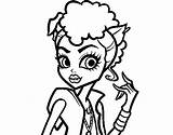 Monster High Howleen Coloring Wolf Coloringcrew Pages sketch template