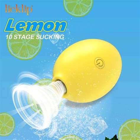 licklip lemon vibrators for women sex toys clitoral stimulation nipple