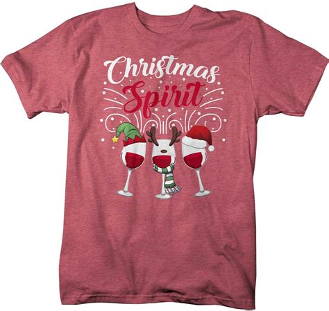 Men S Funny Christmas T Shirt Wine Shirt Wine Christmas Shirt Holiday