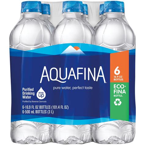 aquafina purified drinking water    fl oz bottles walmartcom