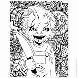 Chucky Tiffany Xcolorings sketch template