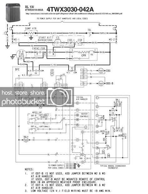 trane ycd  wiring diagram wiring diagram  schematic role