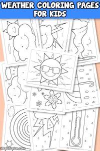 weather coloring pages  kids itsy bitsy fun