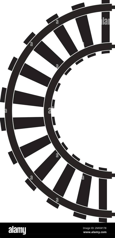 railway logo vector illustration symbol design stock vector image art