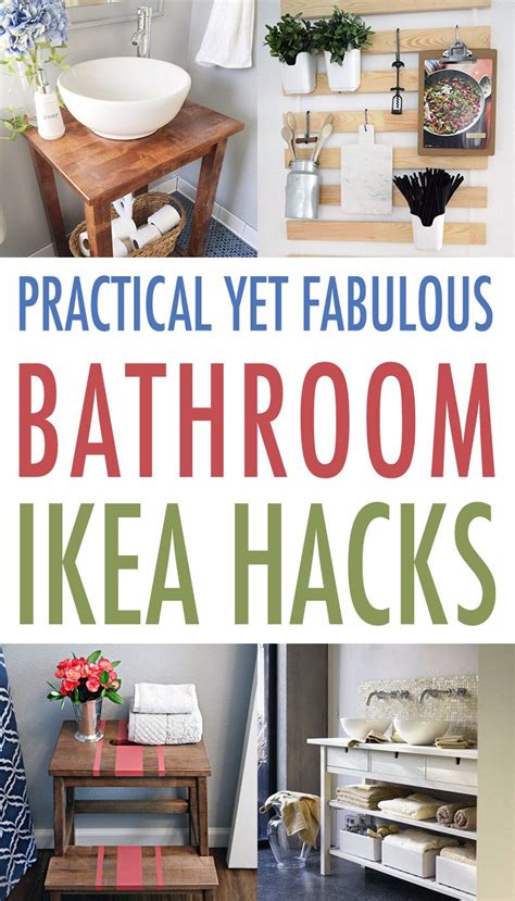 Practical Yet Fabulous Bathroom Ikea Hacks The Cottage Market Diy