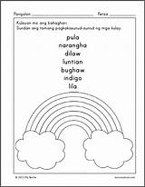 Filipino Pagbasa Tagalog Lu Samot Samut Comprehension Preschool Vowel sketch template
