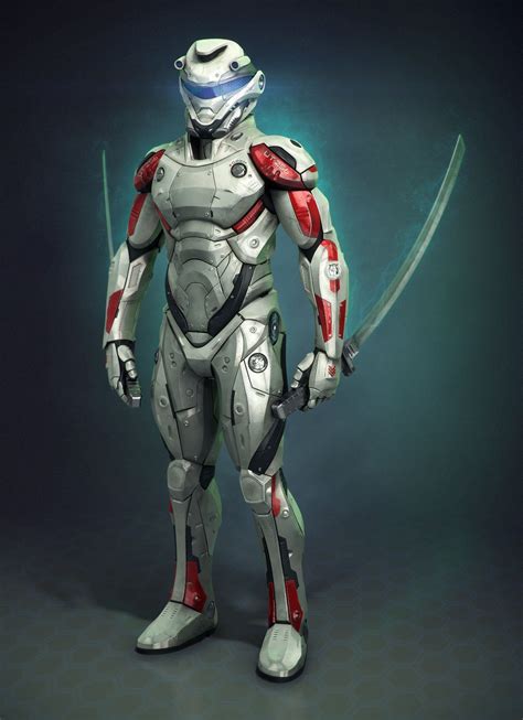 modern soldier pascal ackermann sci fi armor armor