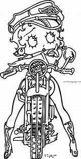 Pages Betty Coloring Boop Colouring Wecoloringpage Books Adult Tattoos Bike Color sketch template