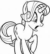 Pony Coloring Pages Little Rarity Book Derpy Color Girls Ponyville Printable Hooves Print Shocked Ponies Cartoon Coloringtop Play sketch template