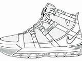 Coloring Shoes Lebron Pages James Harden Vans Drawing Getdrawings Getcolorings Dunking Color Colorings sketch template
