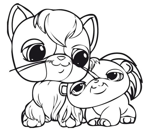 littlest pet shop coloring pages bunny  getdrawings