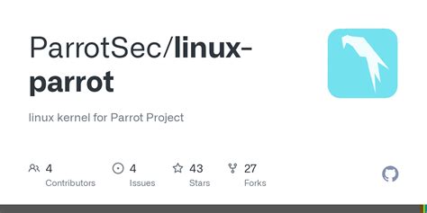 github parrotseclinux parrot linux kernel  parrot project