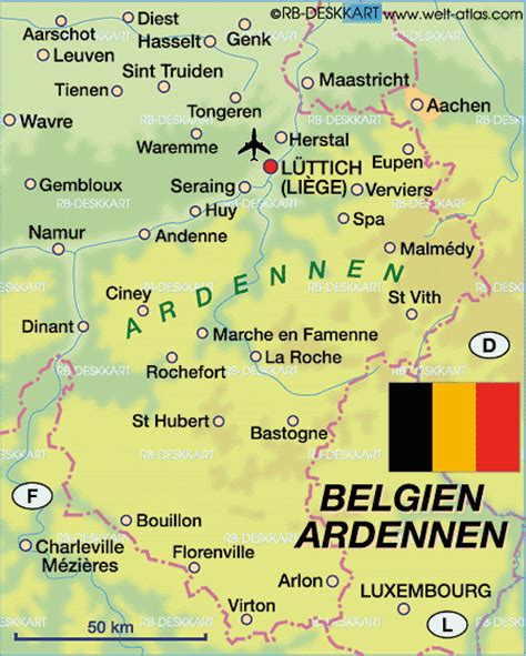 map  ardennes region  belgium welt atlasde