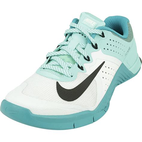 nike womens metcon  white black hyper turquoise ankle high training