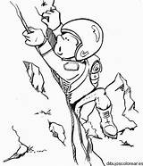 Bergsteiger Alpinista Pfadfinder Persone Montaña Sportarten Verschiedene Dibujoscolorear Lenise sketch template