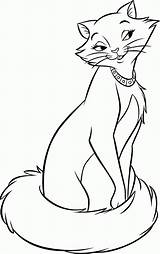 Aristocats Marie Drawing Coloring Pages Getdrawings sketch template