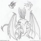 Noivern Pokecharms sketch template