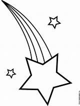 Coloring Star Pages Printable Template sketch template