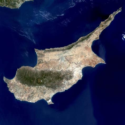 cyprus satellite image photograph  science photo library pixels
