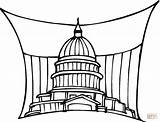 Washington Government Clipartmag Capitol sketch template