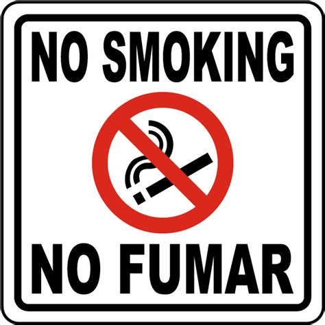 bilingual  smoking sign save  instantly