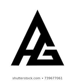 ag letter logo typo logo design logos  logo design