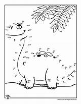 Dinosaur Dinosaurs Addition Woojr Tracing Woo Preschoolers sketch template