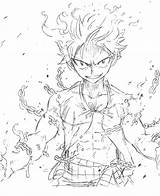 Natsu Fairy Tail Dragneel Coloring Sketch Drawing Pages Deviantart Manga  Comments Wikia Getdrawings sketch template