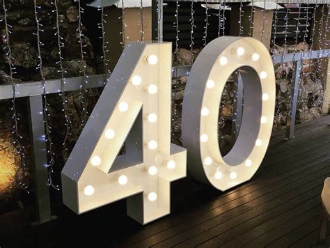 30th 40th birthday backdrop large birthday numbers big giant marquee