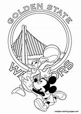 Warriors Coloring Golden State Pages Nba Warrior Disney Basketball Print Color Getcolorings Printable Popular sketch template