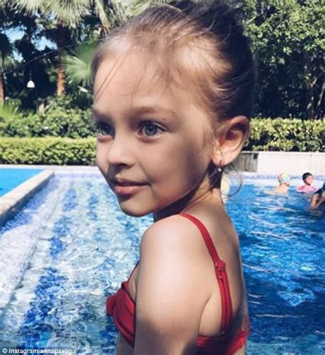 Eight Year Old Hailed The Most Beautiful Girl In Russia Anna Pavaga