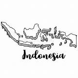 Indonesia Map Vector Illustration Hand Drawn Clip Stock Illustrations Shape Getdrawings Similar sketch template