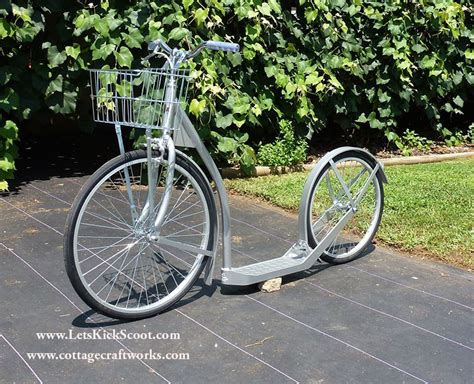 amish aluminum push scooter kick bike size