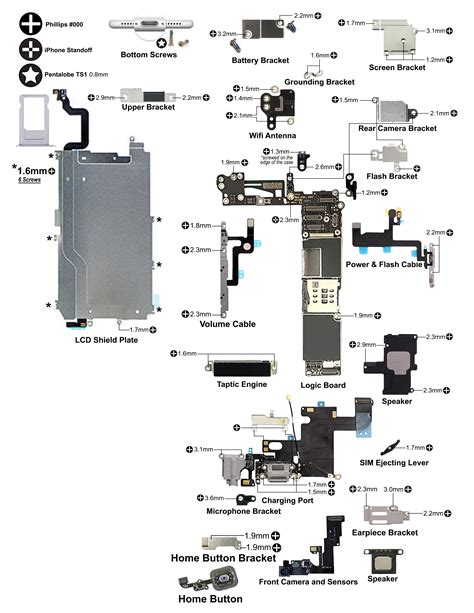 disassembly schematic   iphone  infos  comments riphone