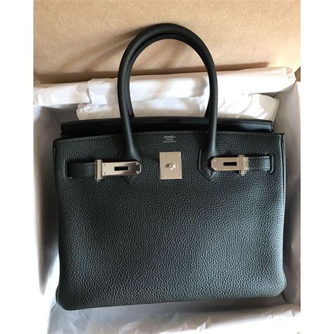 hermes vert fonce  sale