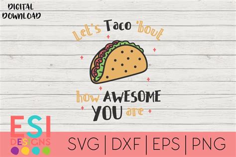 lets taco bout  awesome   svg
