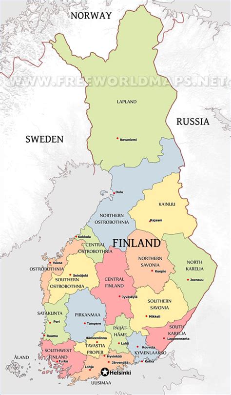 finland maps  freeworldmapsnet